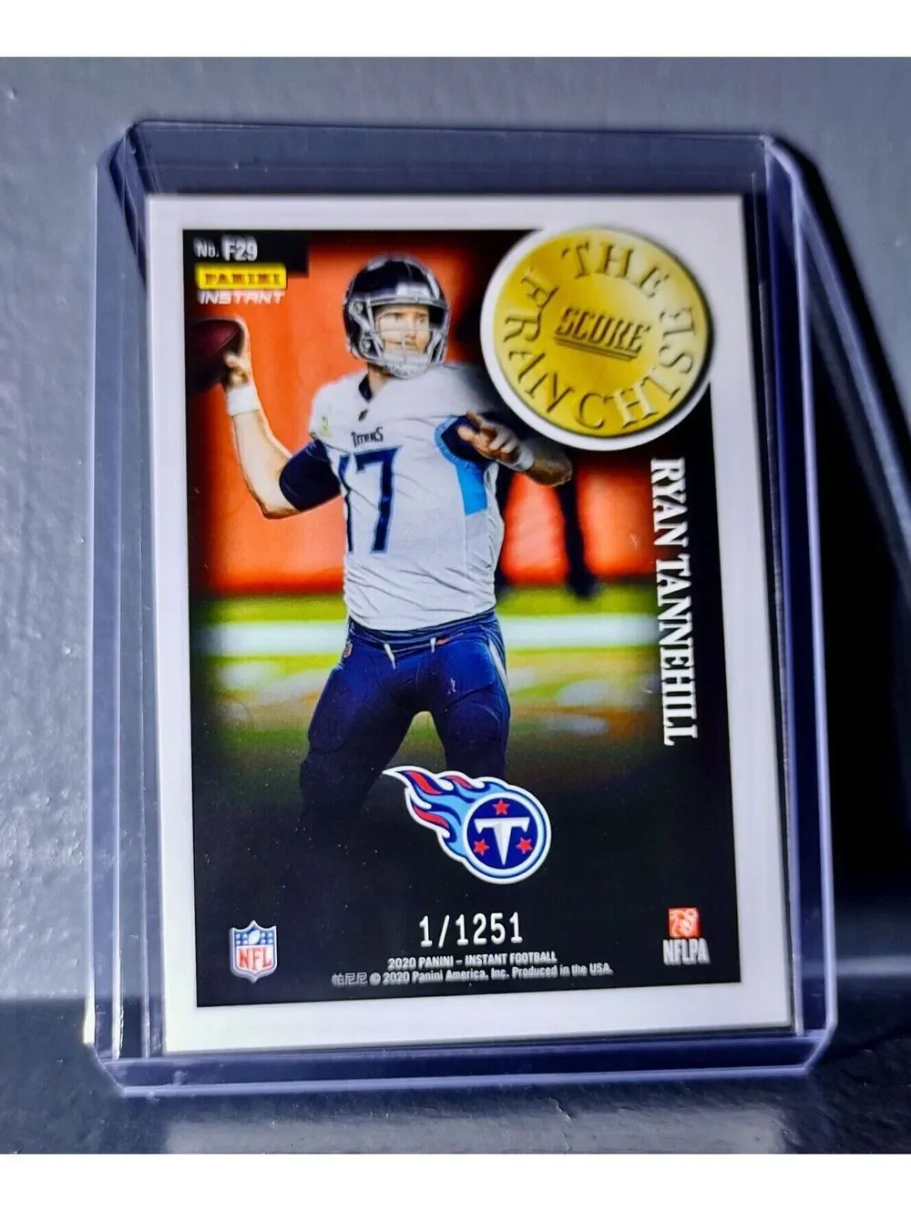 Ryan Tannehill 2020 Panini NFL Instant Score The Franchise #29 Card 1/1251